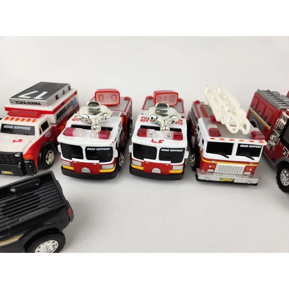 Lot TONKA Fire Trucks And Emergency Vehicles Police Car Garbage First Responders